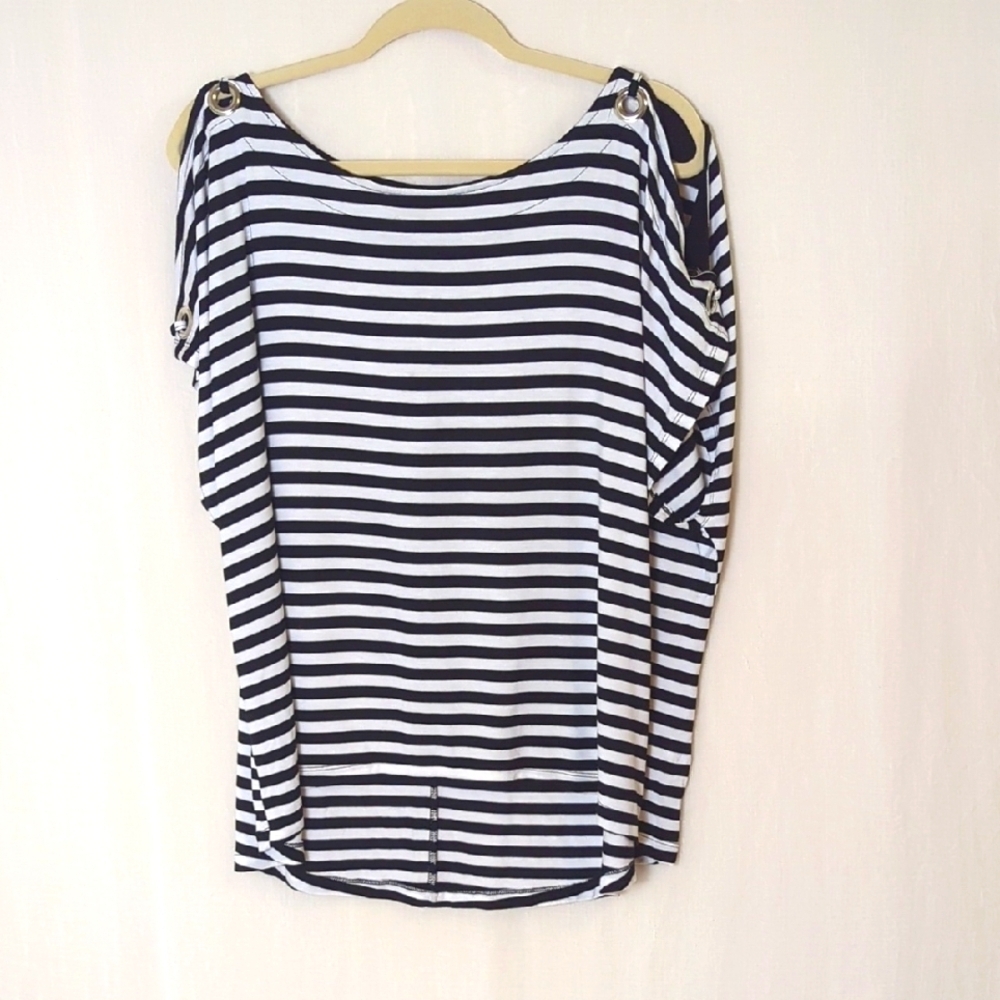 Westbound Black And White Stripe 2X